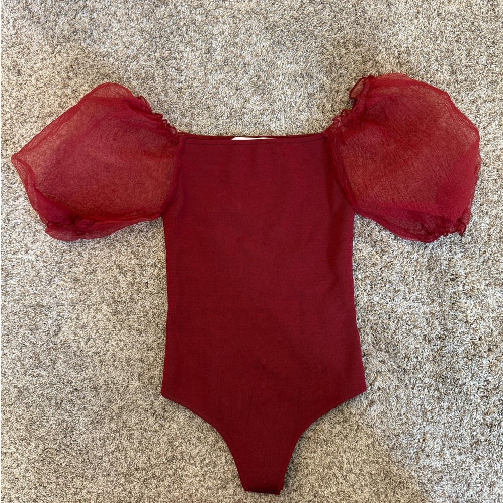 ASTR the Label Puff-Sleeve One-Piece